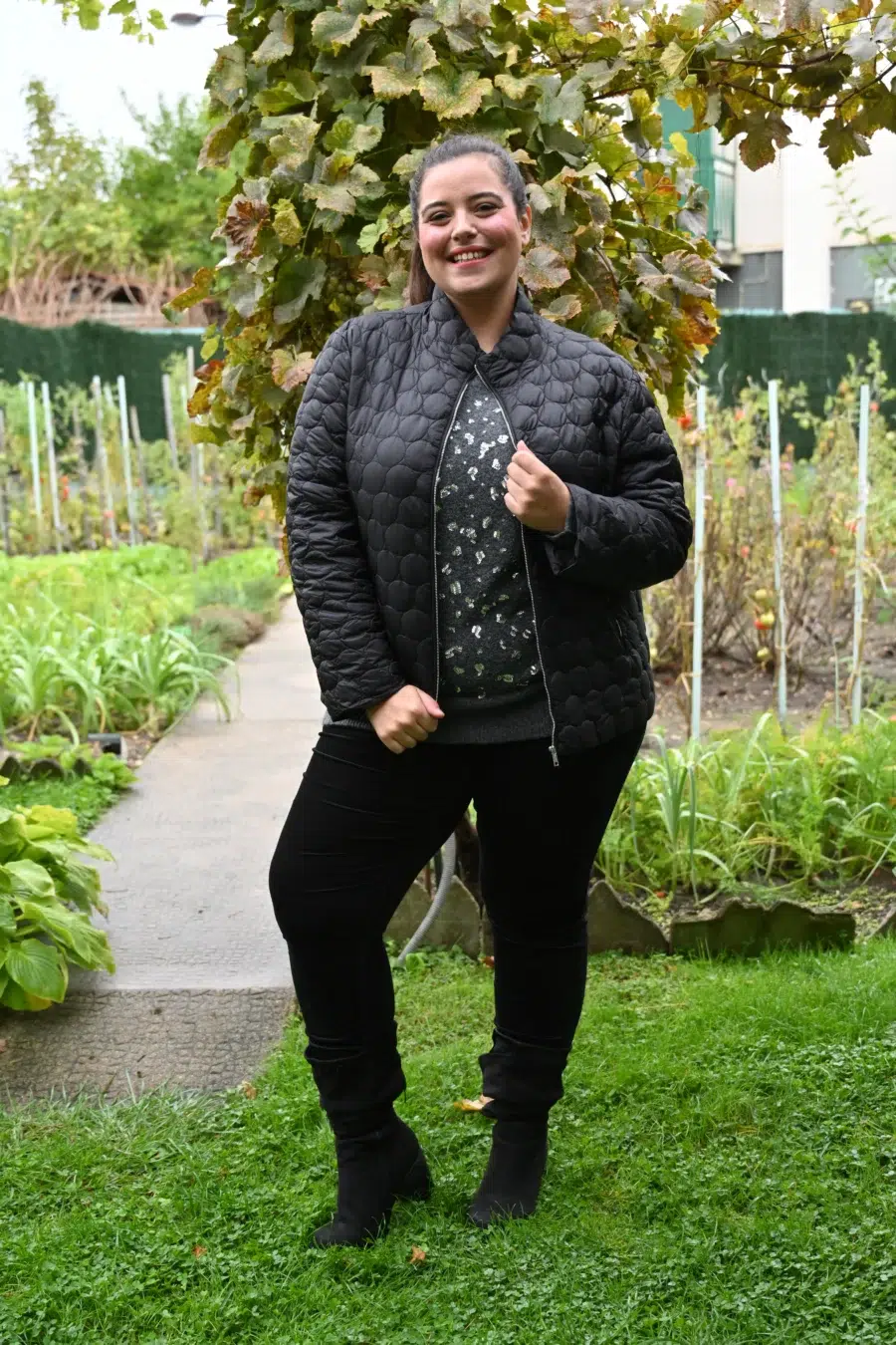 Cape doudoune 3 en 1 en laine – manteau grande taille Rino & Pelle – Image 2
