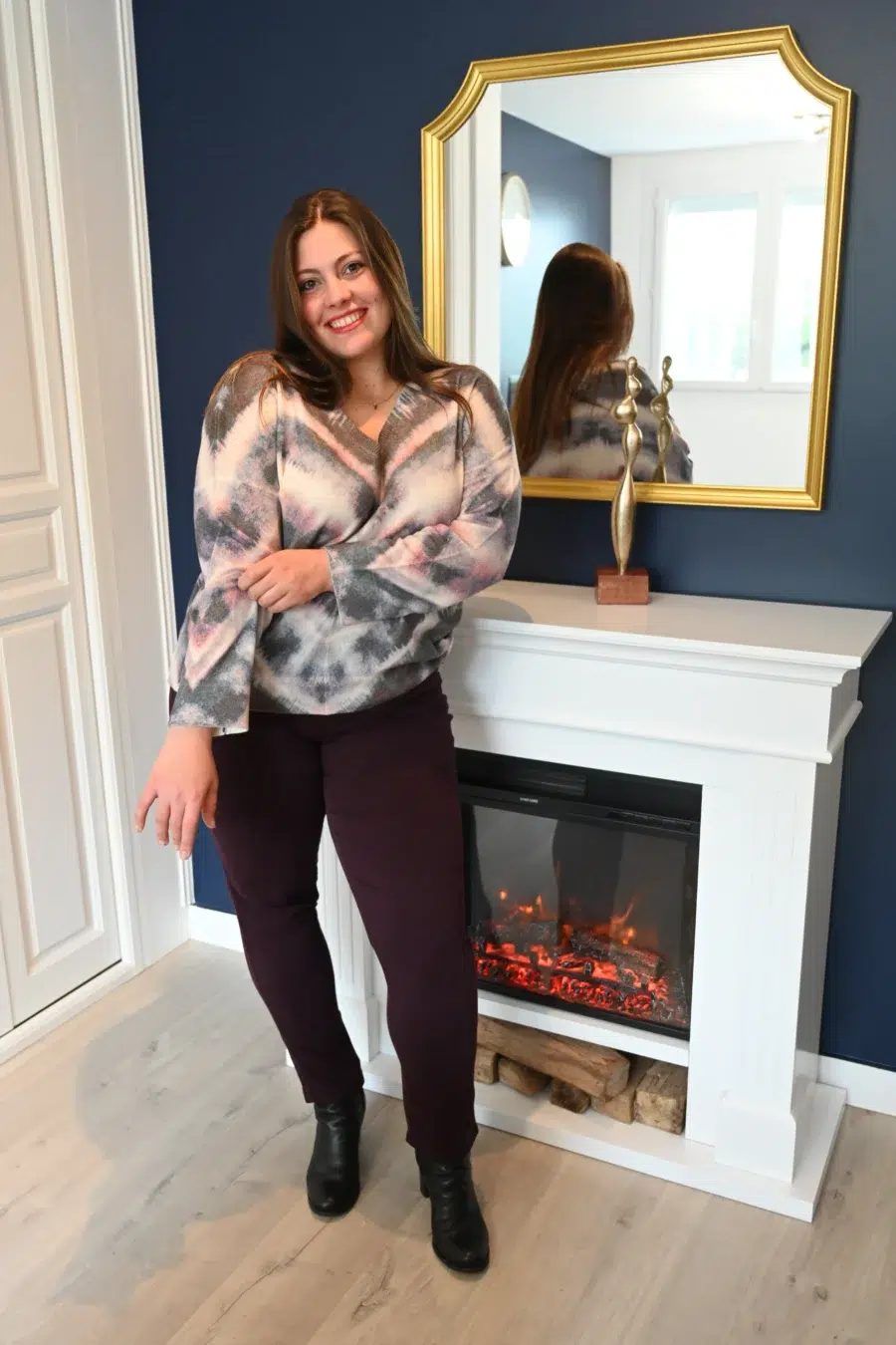 Pull douceur d’hiver en laine et cachemire – Image 2