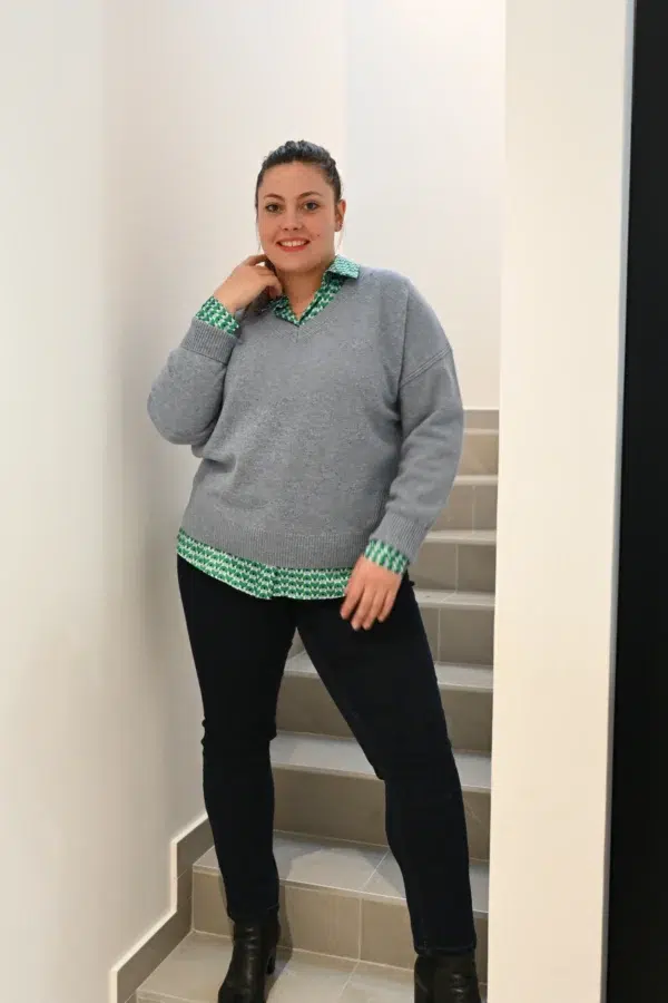 Pull en laine et cachemire