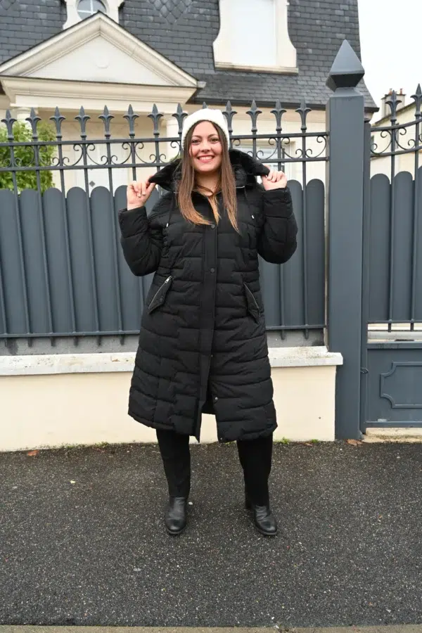Doudoune longue Barbara Lebek pour un hiver cocooning