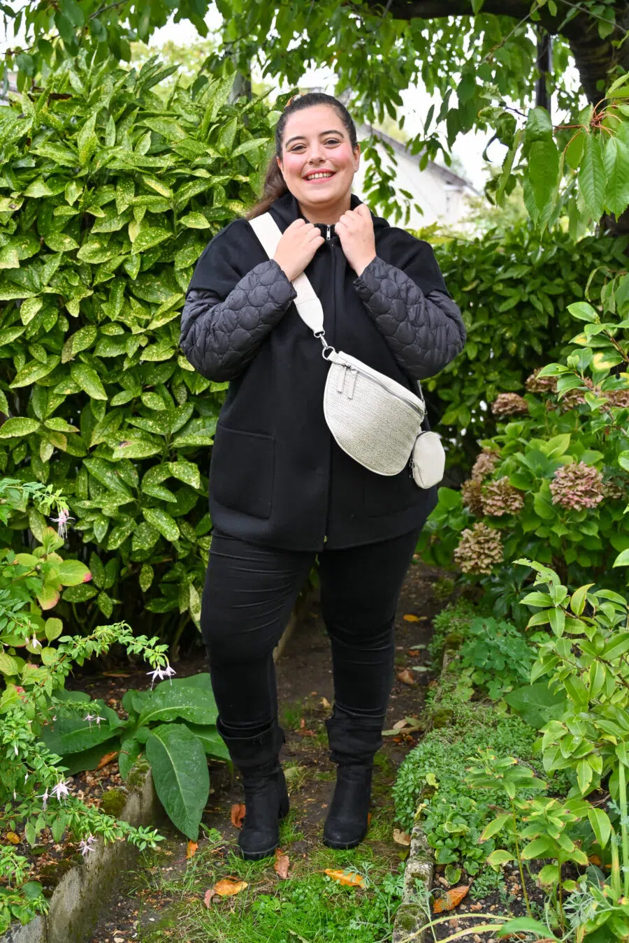 Cape doudoune 3 en 1 en laine – manteau grande taille Rino & Pelle – Image 4