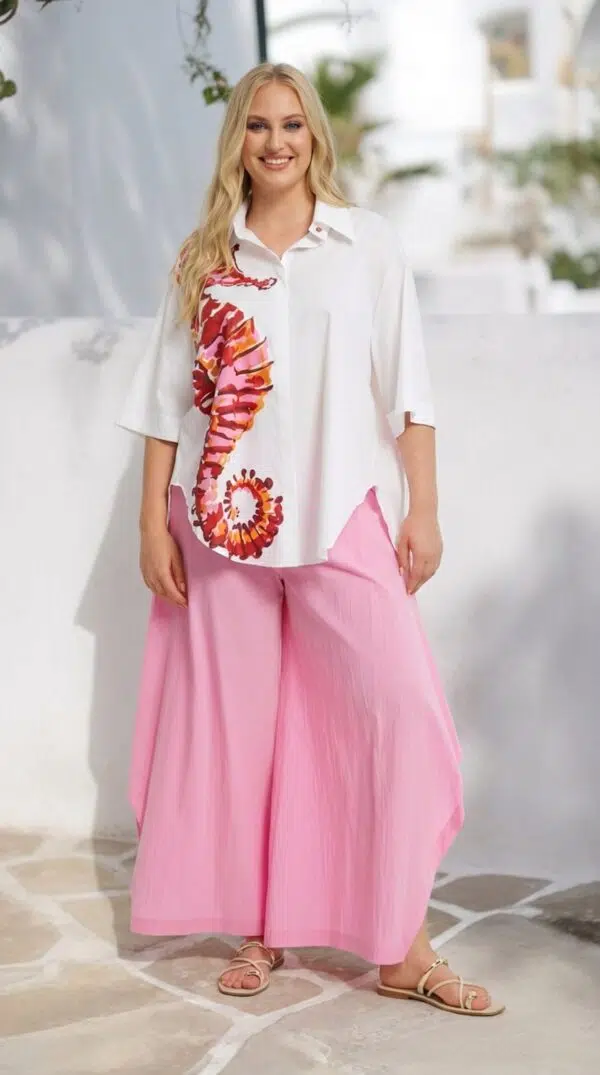 Chemise en coton confortable et polyvalente