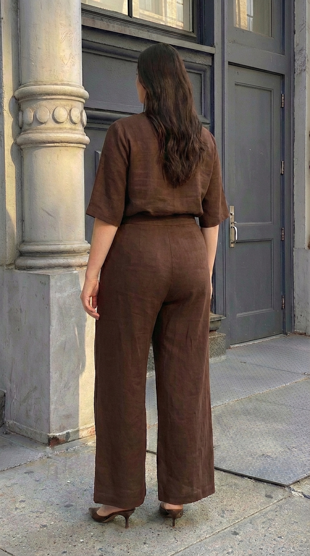 Pantalon large été confortable