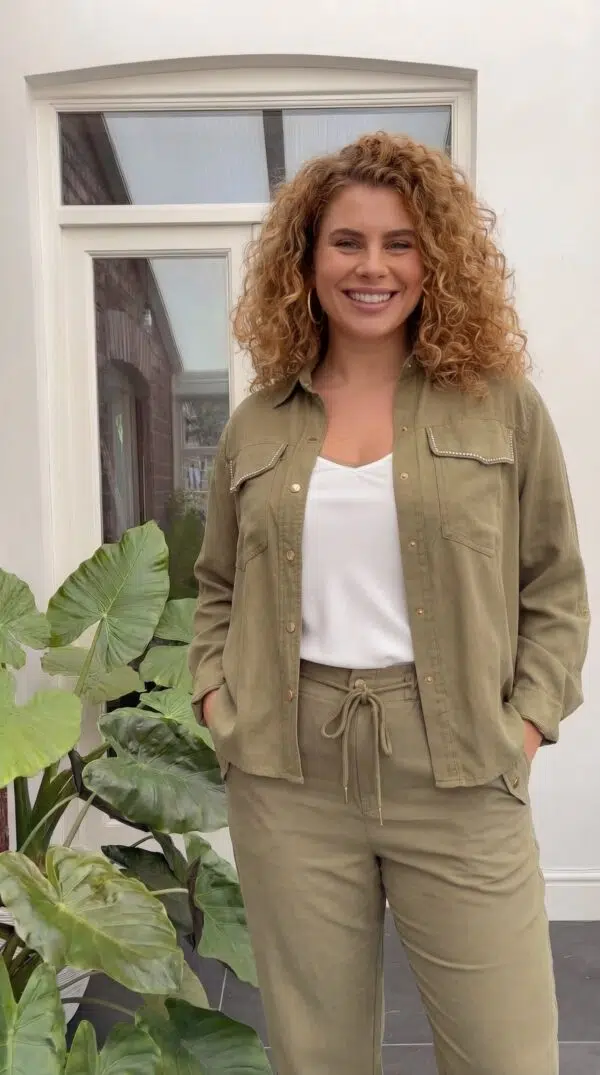 Chemise casual féminine intemporelle