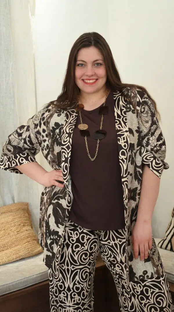 Veste en Viscose Imprimé