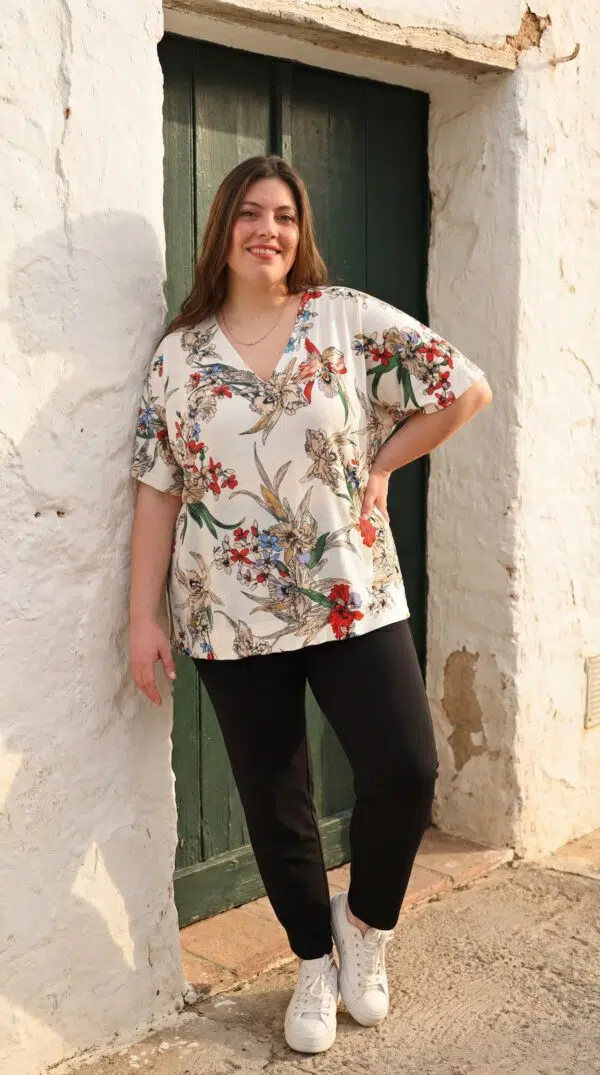 Pull en maille fine à encolure en V