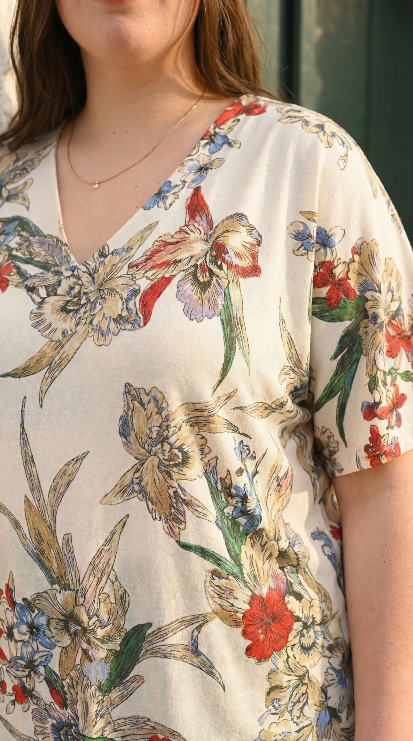 Pull en maille fine à encolure en V