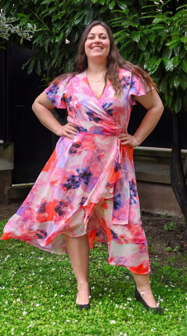 Robe élégante en polyester pour occasions spéciales