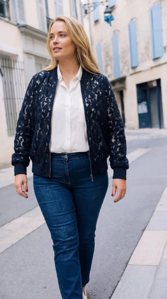 Gilet en dentelle