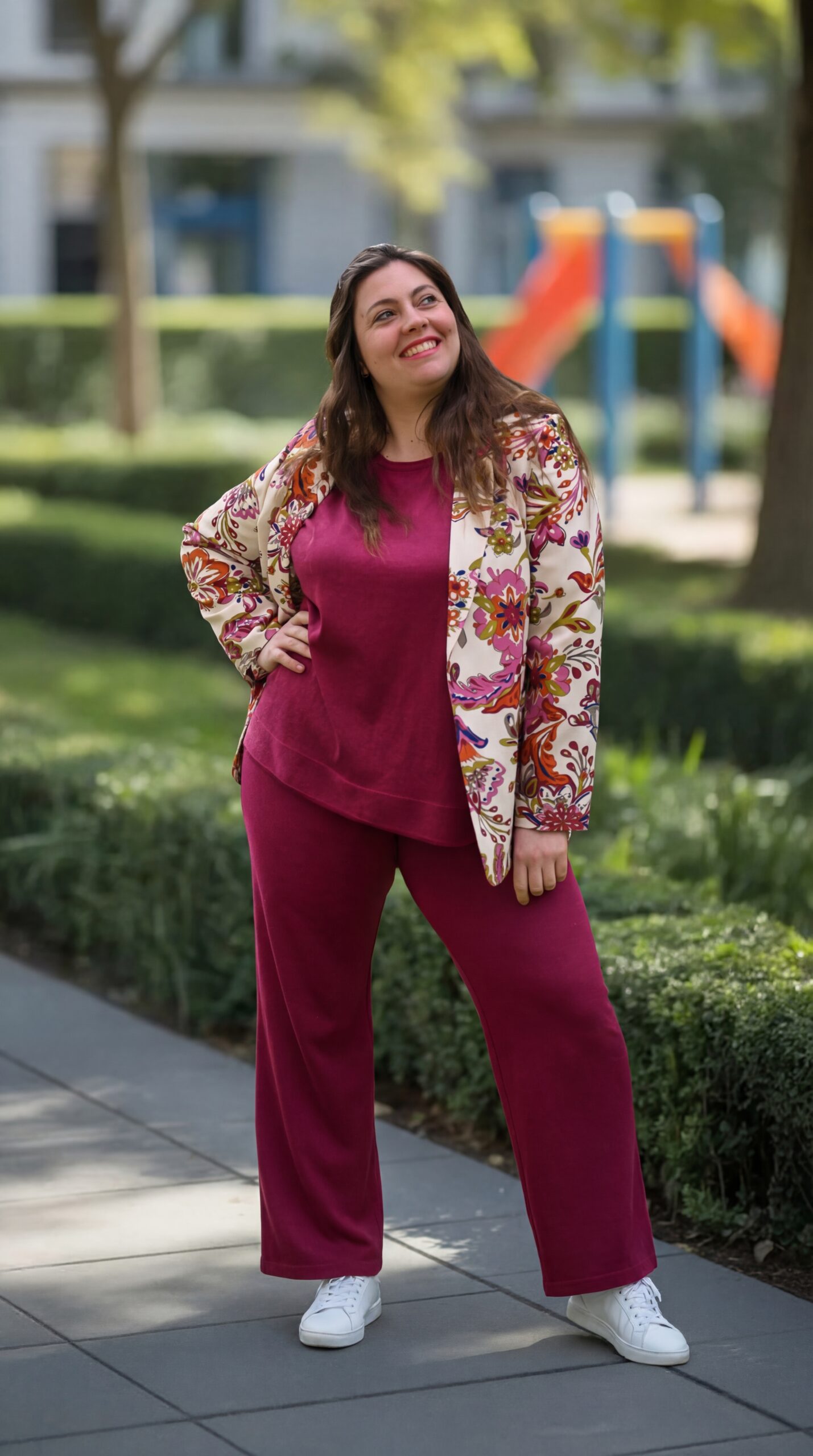Blazer imprimé tendance en collaboration avec Devernois