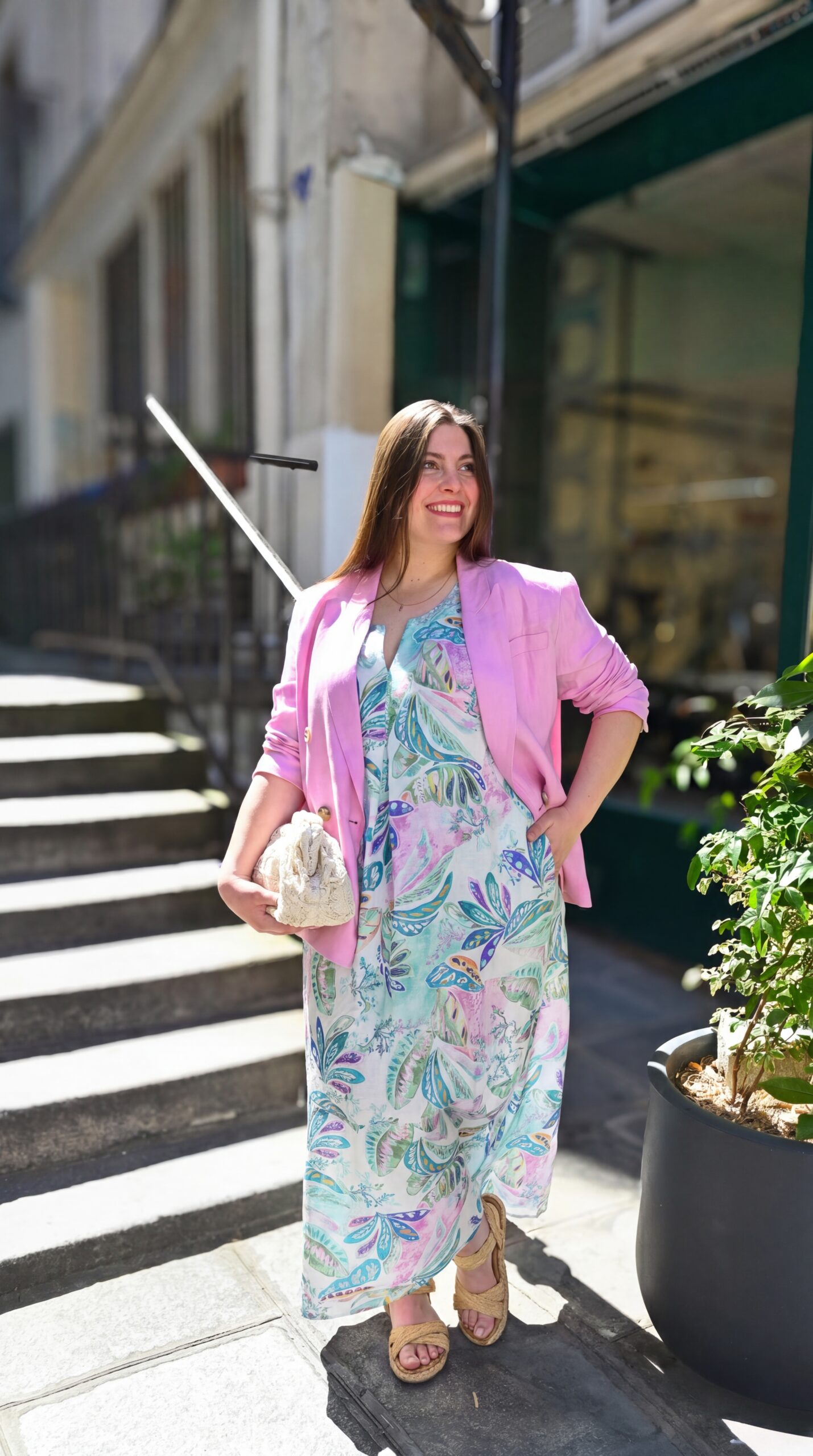 Robe longue en lin - Coupe fluide et élégante