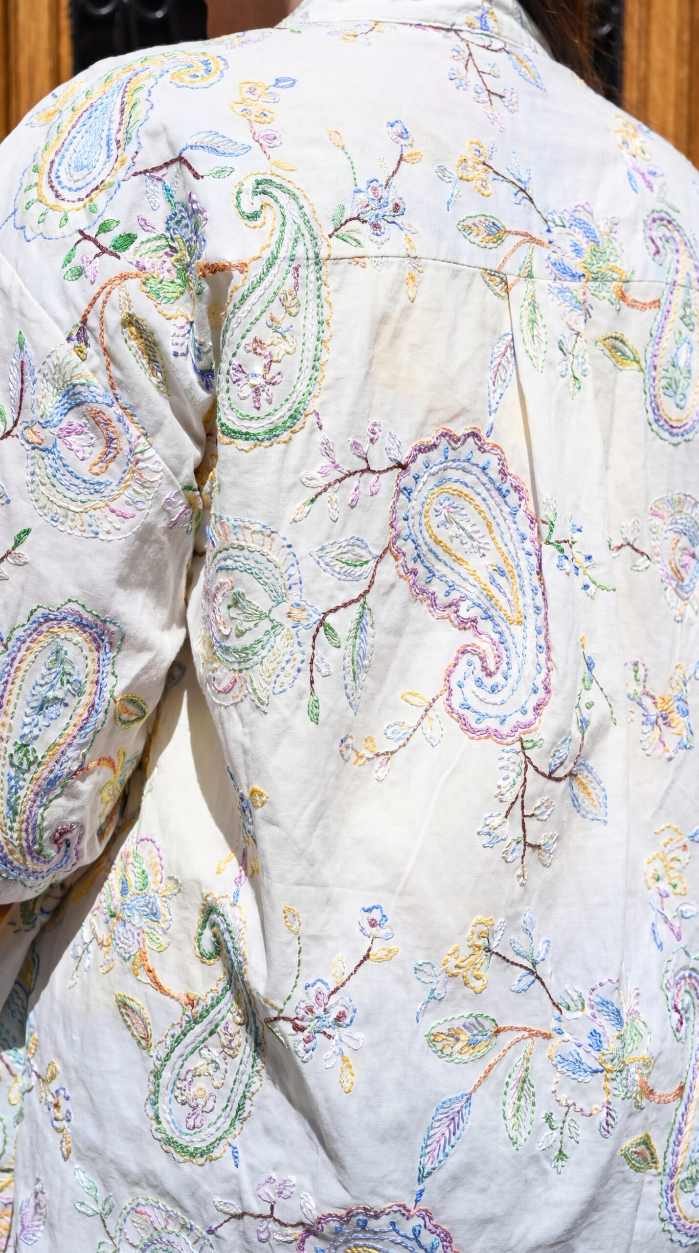 Chemise en coton imprimé cachemire